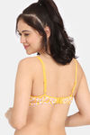 Rosaline Padded Non Wired Medium Coverage T Shirt Bra - Geoplay Yellow — thumbnail 2